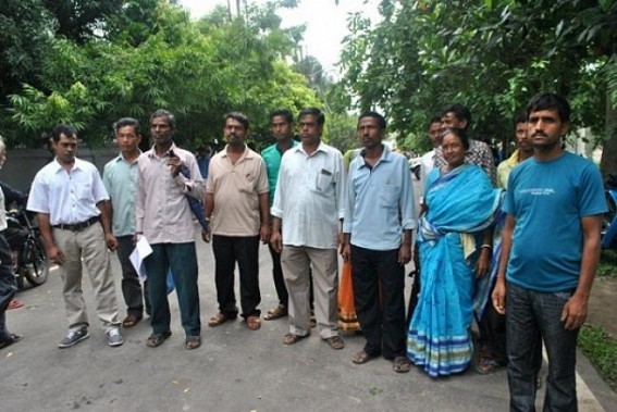 Permanent labourers of Forest Department placed deputation to CM Permanent labourers of Forest Department placed deputation to CM